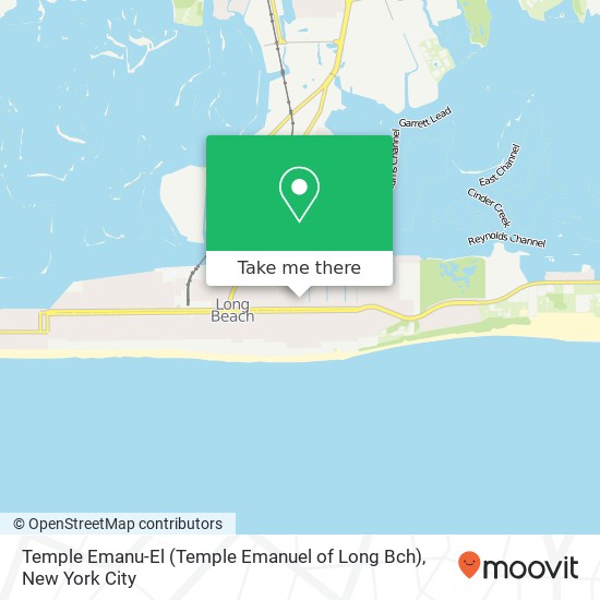 Mapa de Temple Emanu-El (Temple Emanuel of Long Bch)