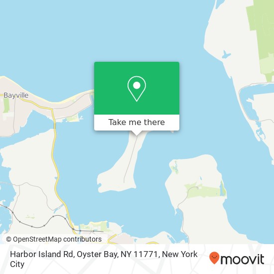 Mapa de Harbor Island Rd, Oyster Bay, NY 11771