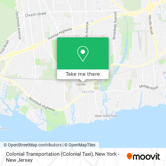 Colonial Transportation (Colonial Taxi) map