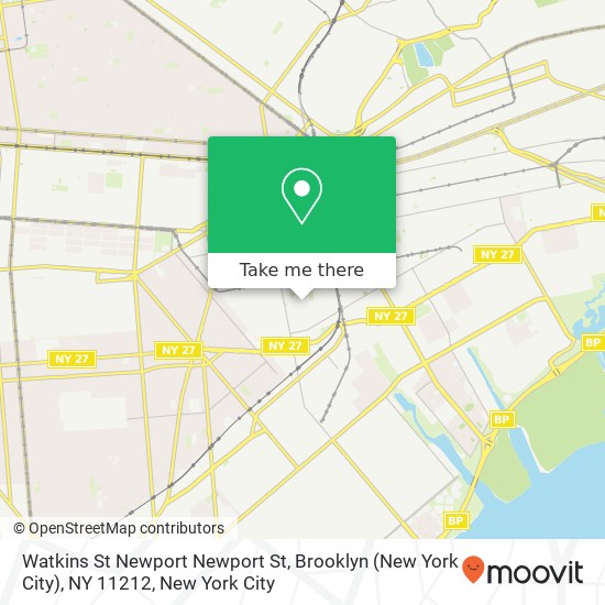Watkins St Newport Newport St, Brooklyn (New York City), NY 11212 map