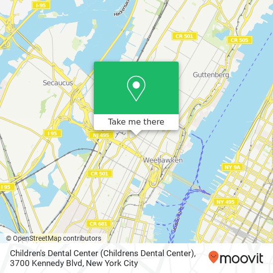 Mapa de Children's Dental Center (Childrens Dental Center), 3700 Kennedy Blvd