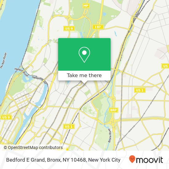 Bedford E Grand, Bronx, NY 10468 map