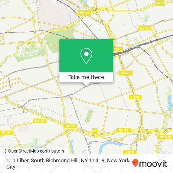 111 Liber, South Richmond Hill, NY 11419 map