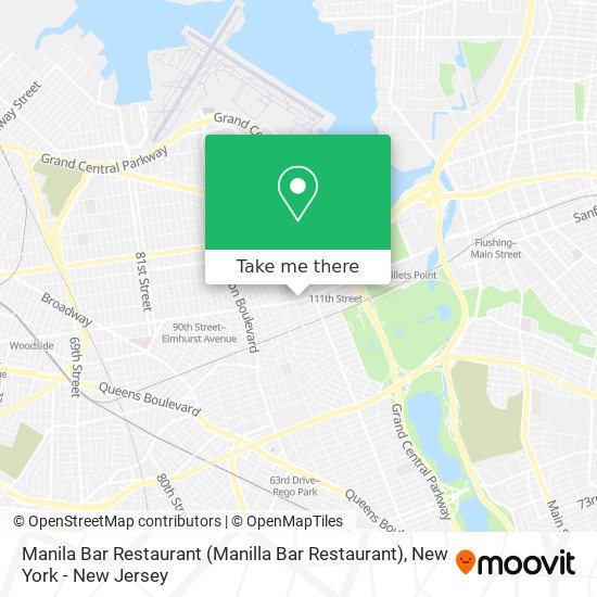 Mapa de Manila Bar Restaurant (Manilla Bar Restaurant)