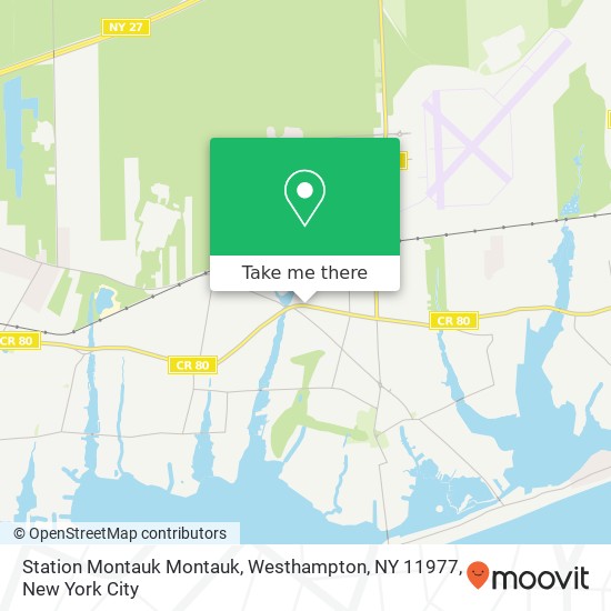 Mapa de Station Montauk Montauk, Westhampton, NY 11977