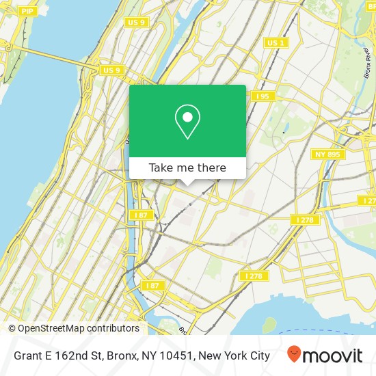 Grant E 162nd St, Bronx, NY 10451 map