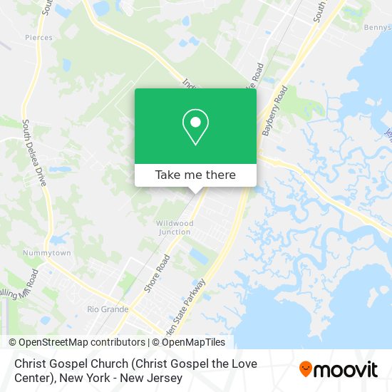 Mapa de Christ Gospel Church (Christ Gospel the Love Center)