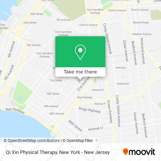 Qi Xin Physical Therapy map