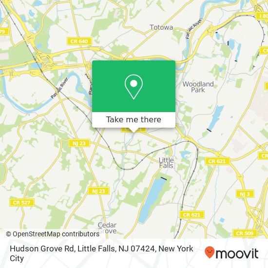 Hudson Grove Rd, Little Falls, NJ 07424 map
