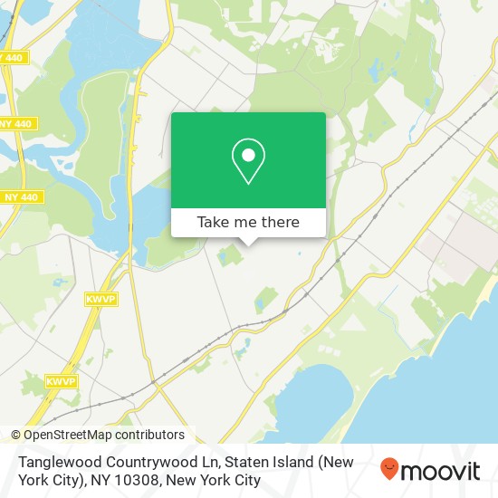 Tanglewood Countrywood Ln, Staten Island (New York City), NY 10308 map