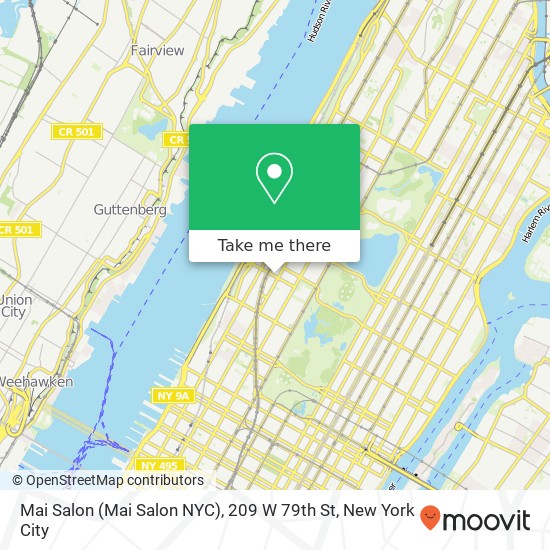 Mai Salon (Mai Salon NYC), 209 W 79th St map