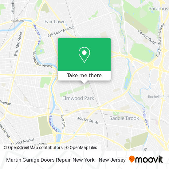 Mapa de Martin Garage Doors Repair