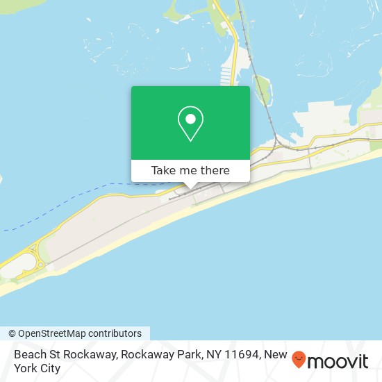 Mapa de Beach St Rockaway, Rockaway Park, NY 11694