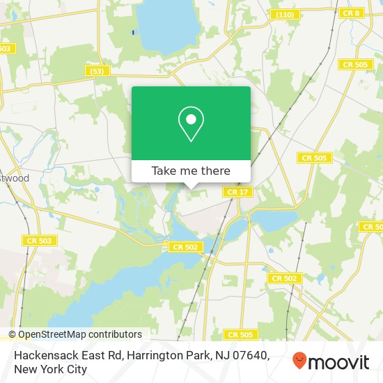 Hackensack East Rd, Harrington Park, NJ 07640 map
