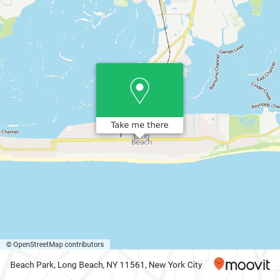 Mapa de Beach Park, Long Beach, NY 11561
