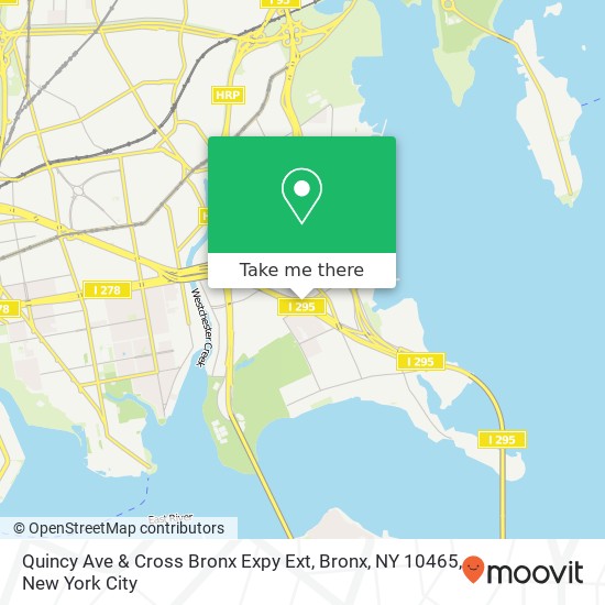Quincy Ave & Cross Bronx Expy Ext, Bronx, NY 10465 map