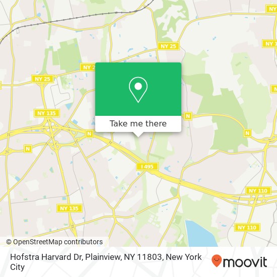 Hofstra Harvard Dr, Plainview, NY 11803 map