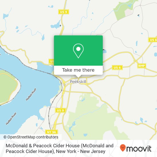 Mapa de McDonald & Peacock Cider House