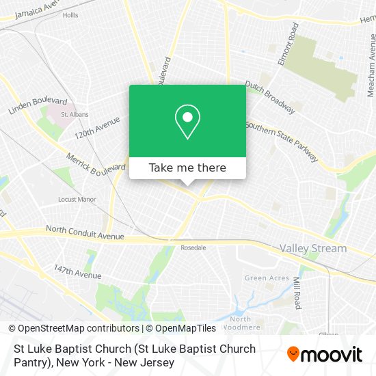 Mapa de St Luke Baptist Church