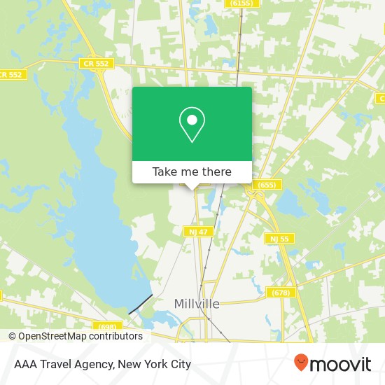 AAA Travel Agency map