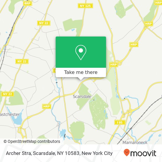 Archer Stra, Scarsdale, NY 10583 map