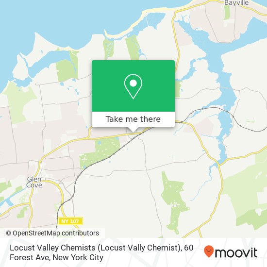 Locust Valley Chemists (Locust Vally Chemist), 60 Forest Ave map