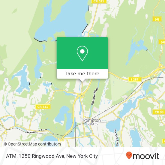 Mapa de ATM, 1250 Ringwood Ave