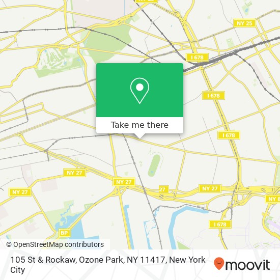 Mapa de 105 St & Rockaw, Ozone Park, NY 11417