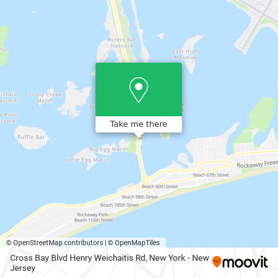 Mapa de Cross Bay Blvd Henry Weichaitis Rd