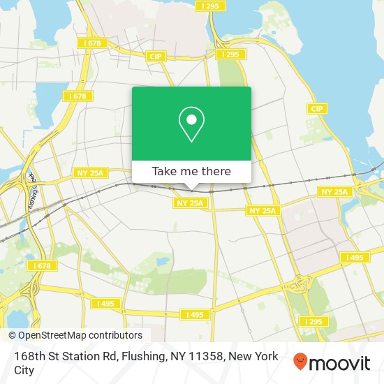 168th St Station Rd, Flushing, NY 11358 map