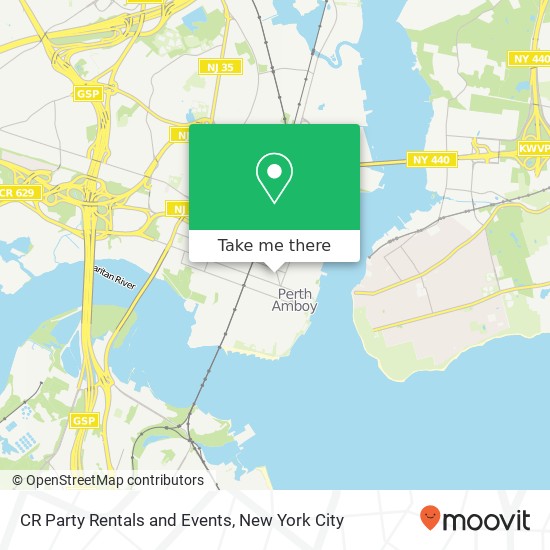 CR Party Rentals and Events map