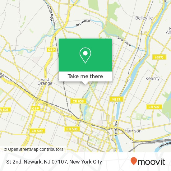 St 2nd, Newark, NJ 07107 map