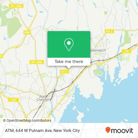 Mapa de ATM, 644 W Putnam Ave