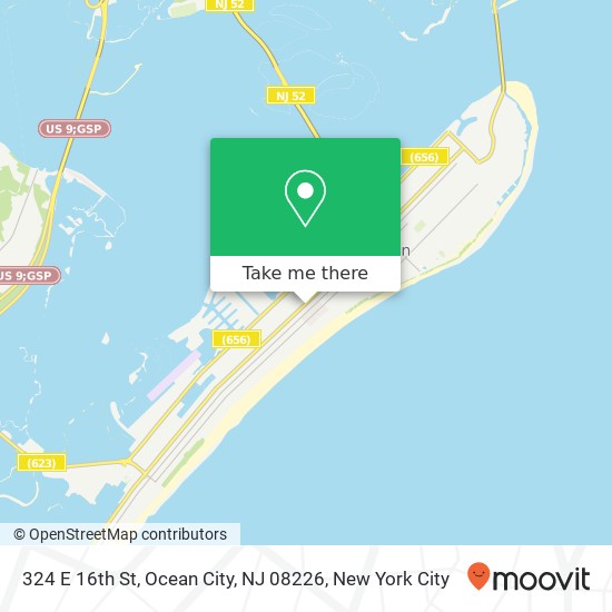 324 E 16th St, Ocean City, NJ 08226 map