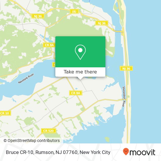 Bruce CR-10, Rumson, NJ 07760 map