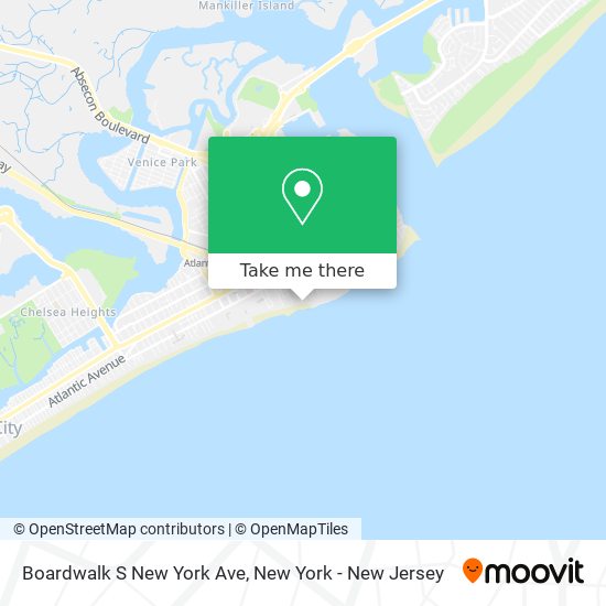 Boardwalk S New York Ave map