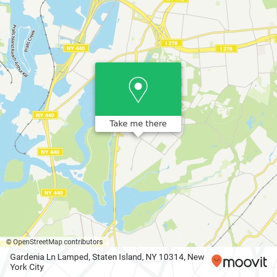 Gardenia Ln Lamped, Staten Island, NY 10314 map