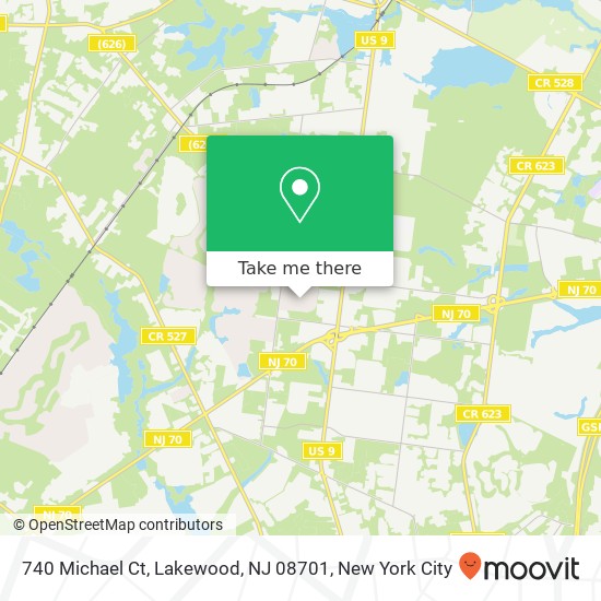 740 Michael Ct, Lakewood, NJ 08701 map