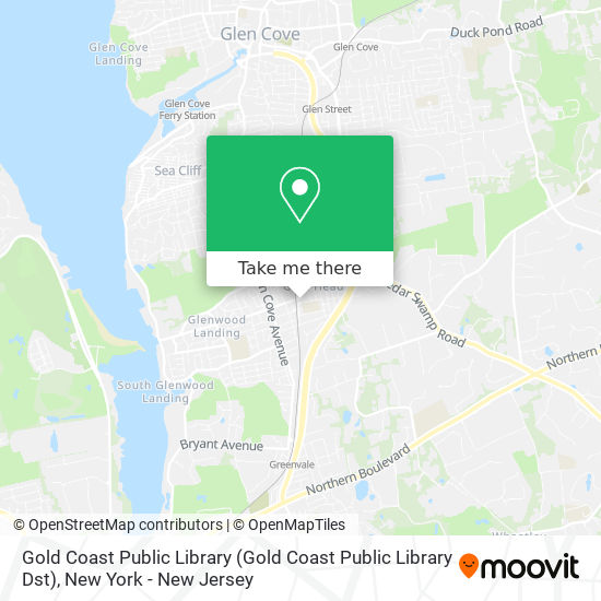 Mapa de Gold Coast Public Library