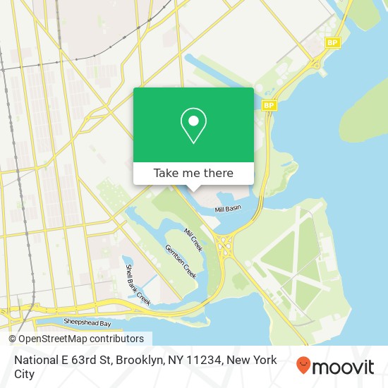 National E 63rd St, Brooklyn, NY 11234 map