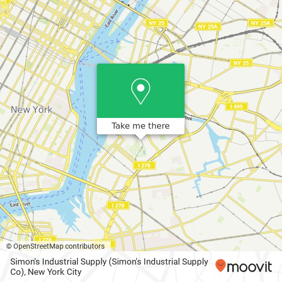 Mapa de Simon's Industrial Supply