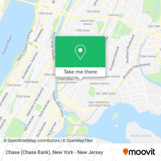 Chase (Chase Bank) map