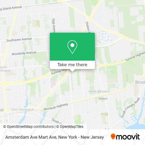 Mapa de Amsterdam Ave Mart Ave