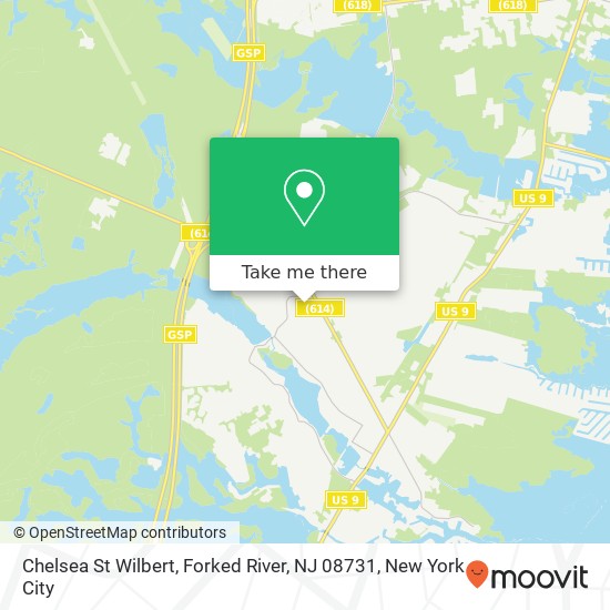 Chelsea St Wilbert, Forked River, NJ 08731 map