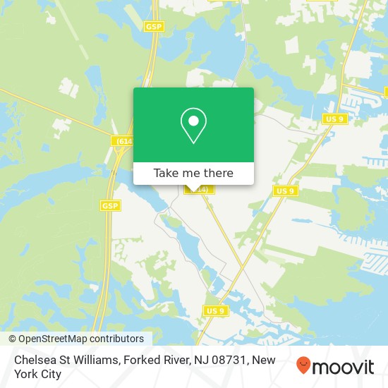 Chelsea St Williams, Forked River, NJ 08731 map
