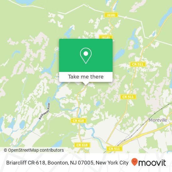 Briarcliff CR-618, Boonton, NJ 07005 map