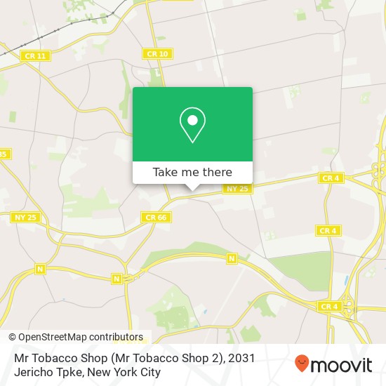 Mapa de Mr Tobacco Shop (Mr Tobacco Shop 2), 2031 Jericho Tpke