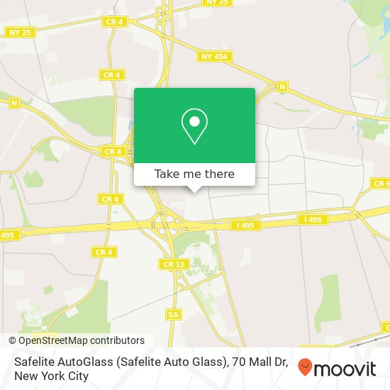 Safelite AutoGlass (Safelite Auto Glass), 70 Mall Dr map