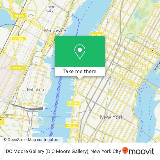 Mapa de DC Moore Gallery (D C Moore Gallery)