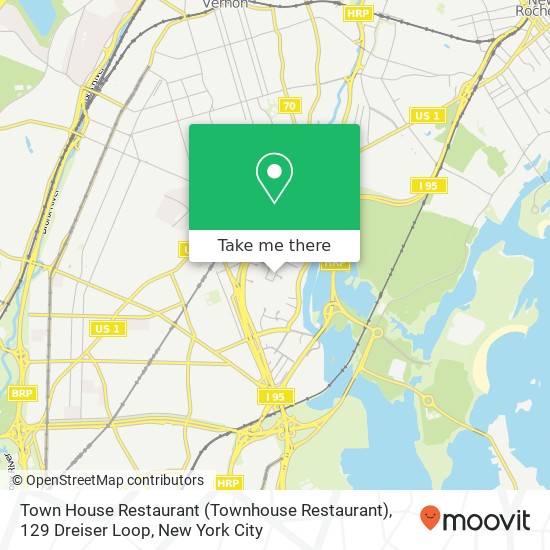 Town House Restaurant (Townhouse Restaurant), 129 Dreiser Loop map